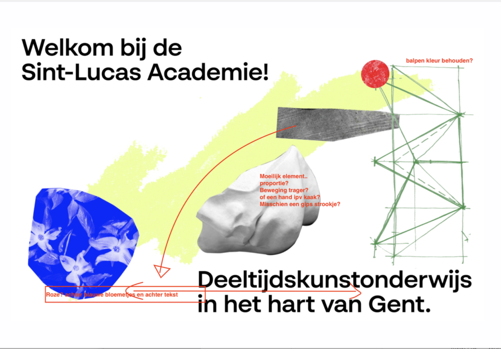 Vernieuwde website Sint-Lucas academie