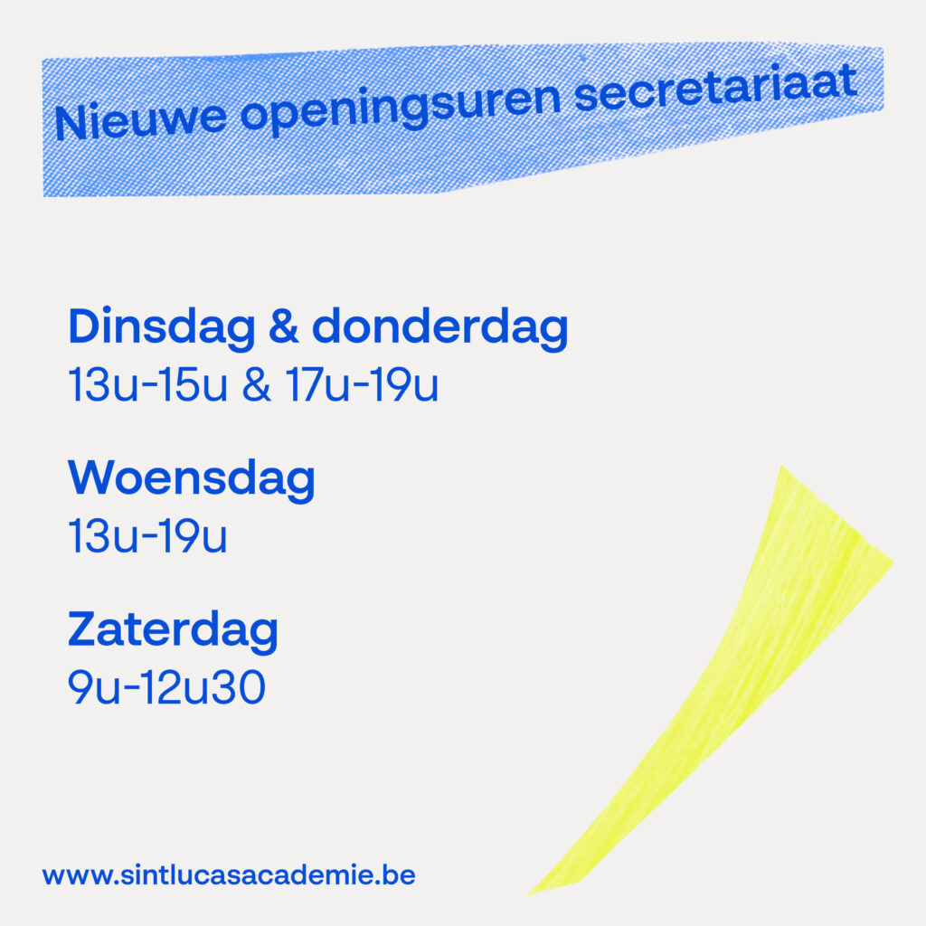 Openingsuren secretariaat